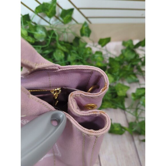 PRADA 1BG439 CANAPA 2Way Hand Bag ALABASTRO Light Pink WITH STRAP - Picture 3 of 15